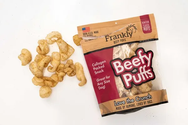 1ea Frankly Beefy Puffs Venison 2.5 oz. - Health/First Aid
